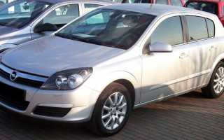 Opel Astra h замена масла